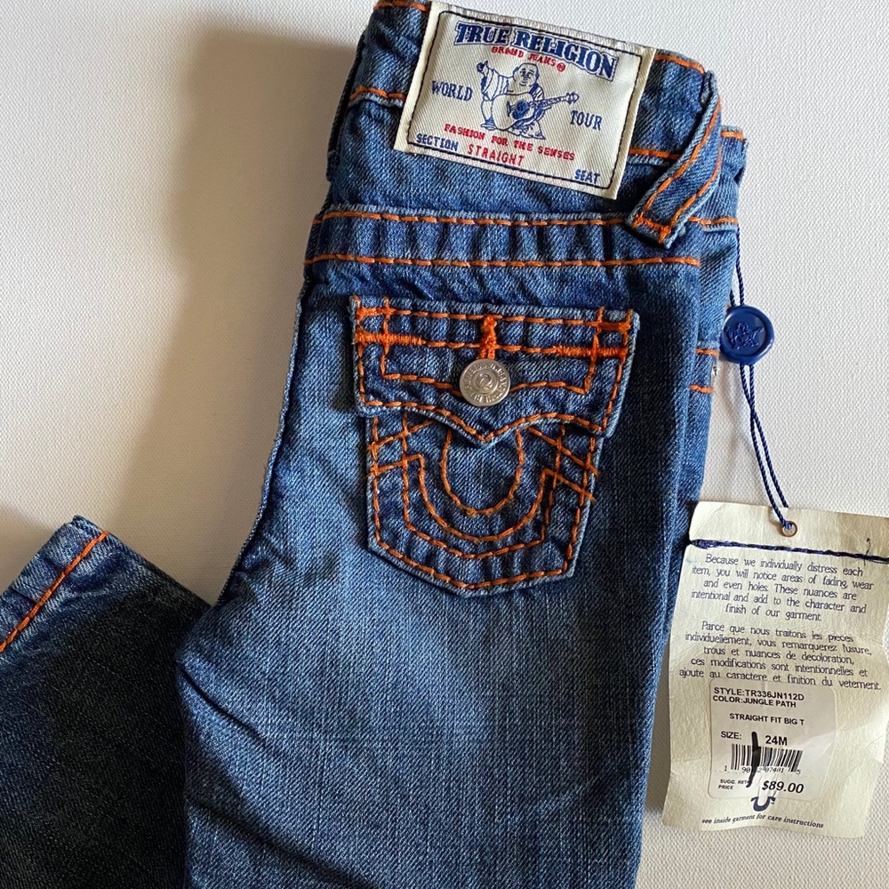 NWT baby girl true religion denim!